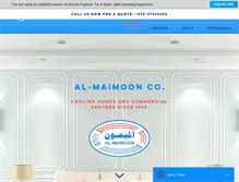 Tablet Screenshot of maimooncoolair.net